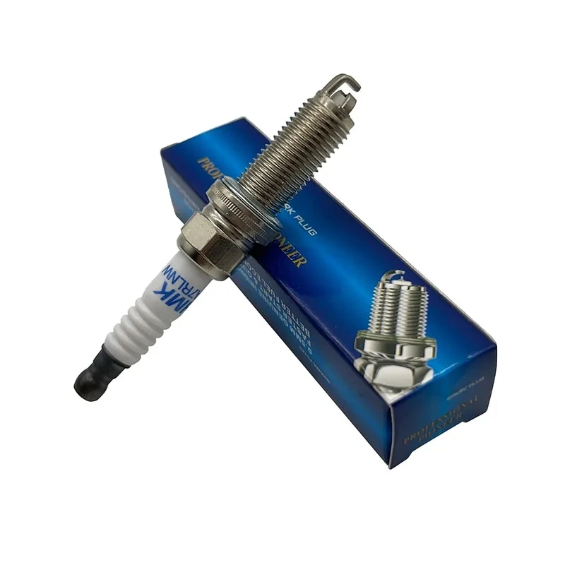 4pcs three electrodes iridium spark plug DHA7RLN-W compatible with ZC20HPR11 FC16HR-CY9 DILZKAR7C11S ILKAR7L11 ILKAR7B11 4912