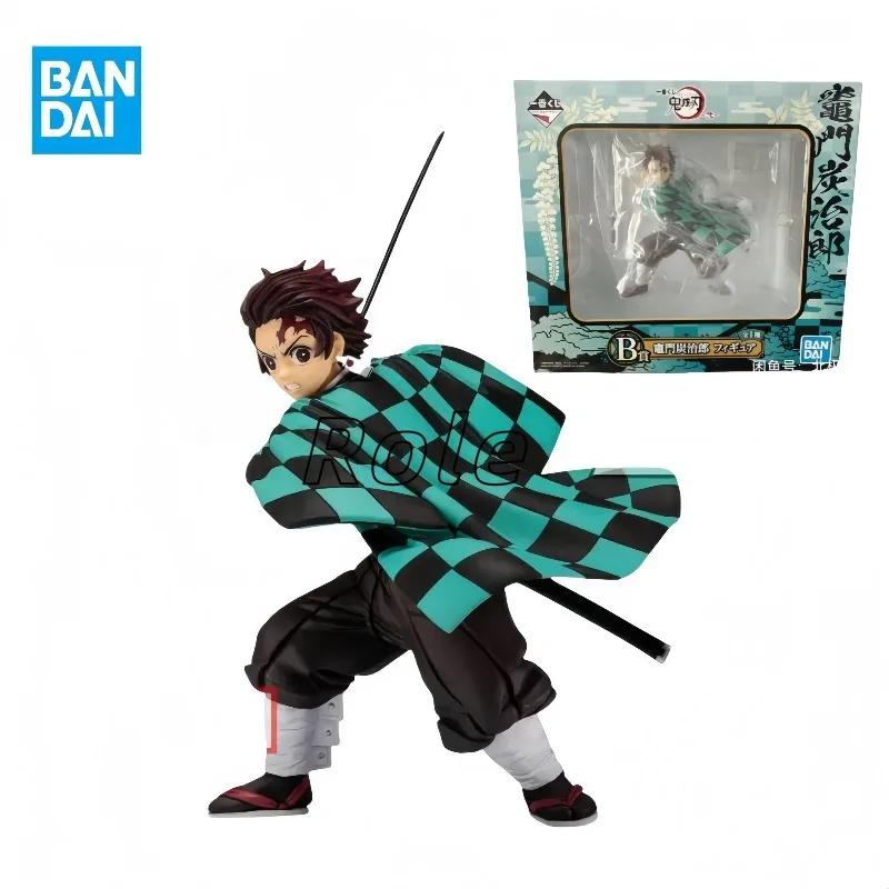 

В наличии Bandai Demon Slayer Ichiban Kuji B Prize Tanjiro Kamado Фигурка аниме персонаж модель Коллекционная