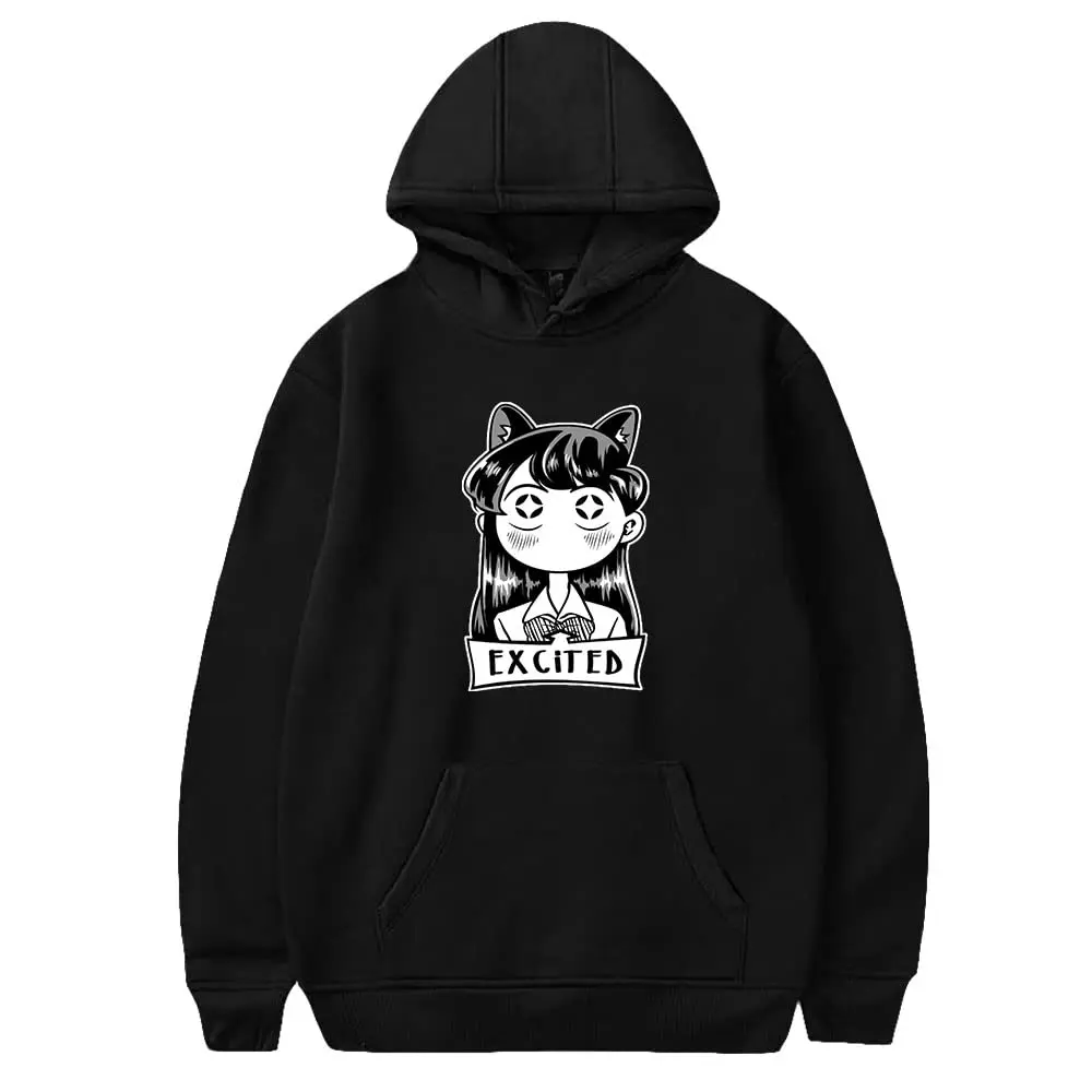 2022 NEW Komi Cant Communicate Hoodie Cosplay Fashion Sweatshirt Harajuku Tops Anime Hoodies KIDS Clothes