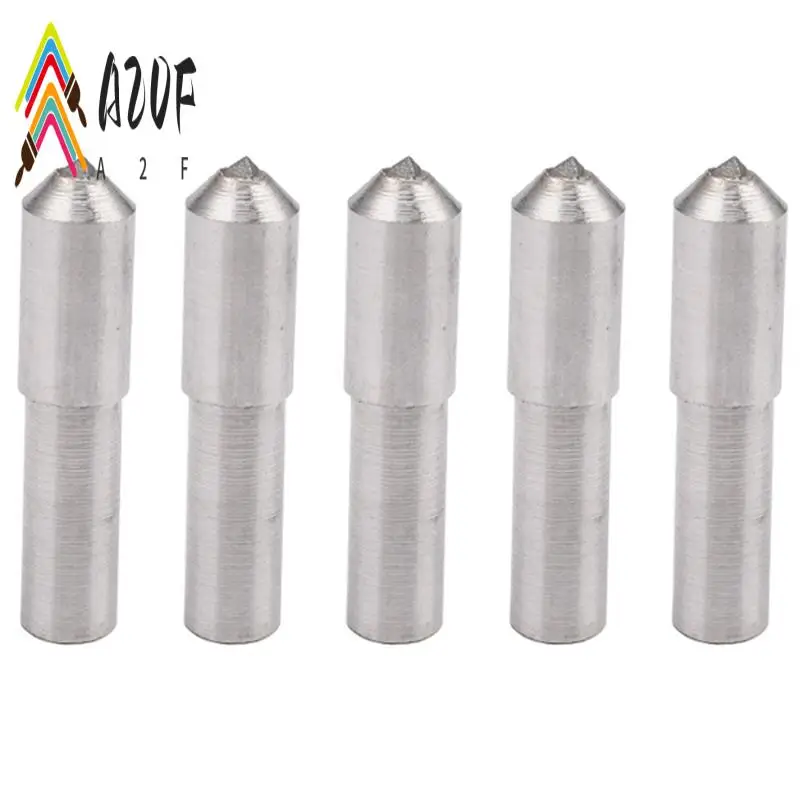 

A20F-5Piece Grinding Wheel Single Point Abrasive Tool Silver Dressing Pen Dresser Grinder Holder