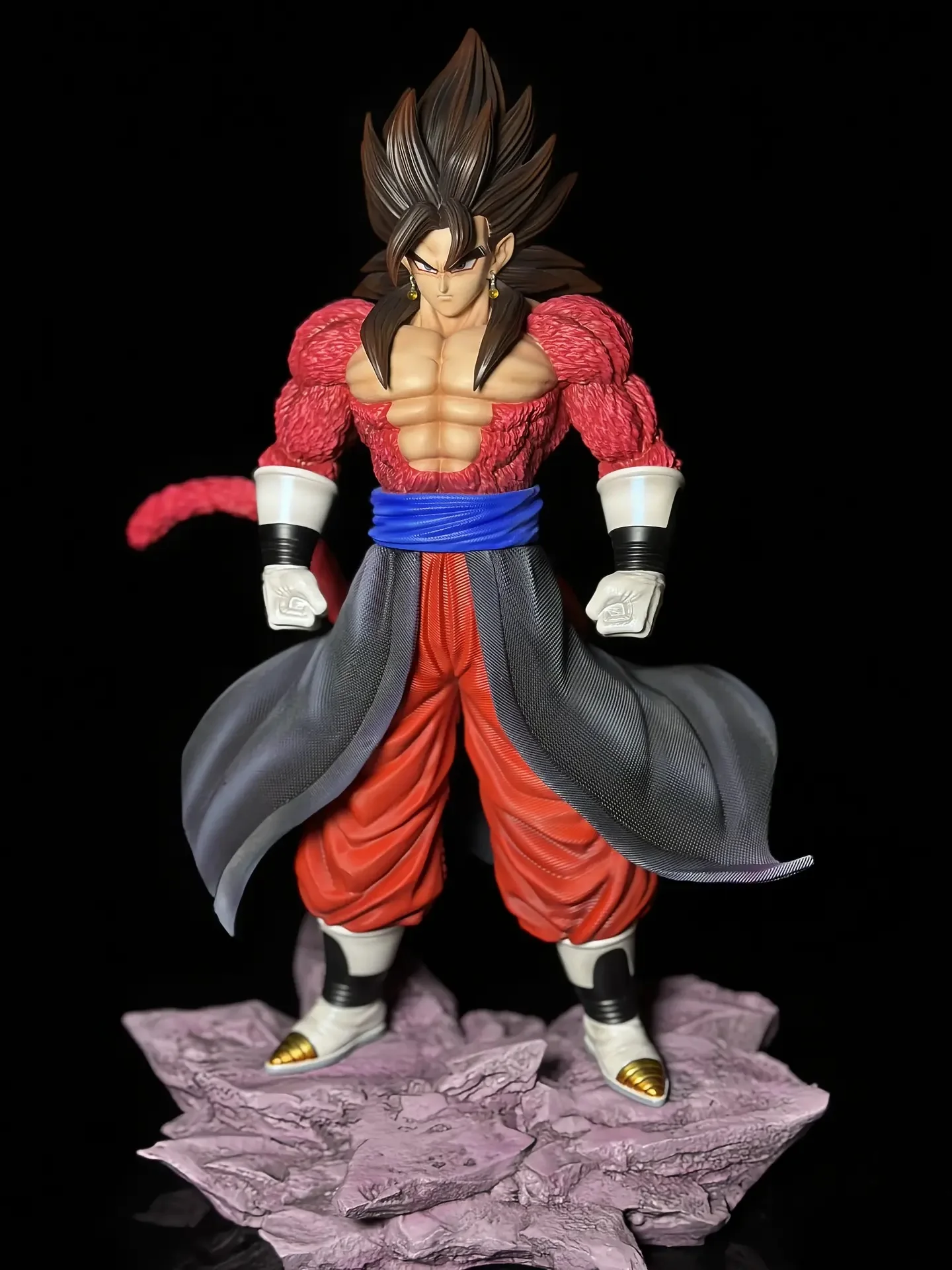 

Dragon Ball GK Vegetto Super Saiyan 4, аниме-фигурка JT, модель, стоячая статуя, экшн-коллекционные фигурки, украшения, игрушка для мальчиков, подарок