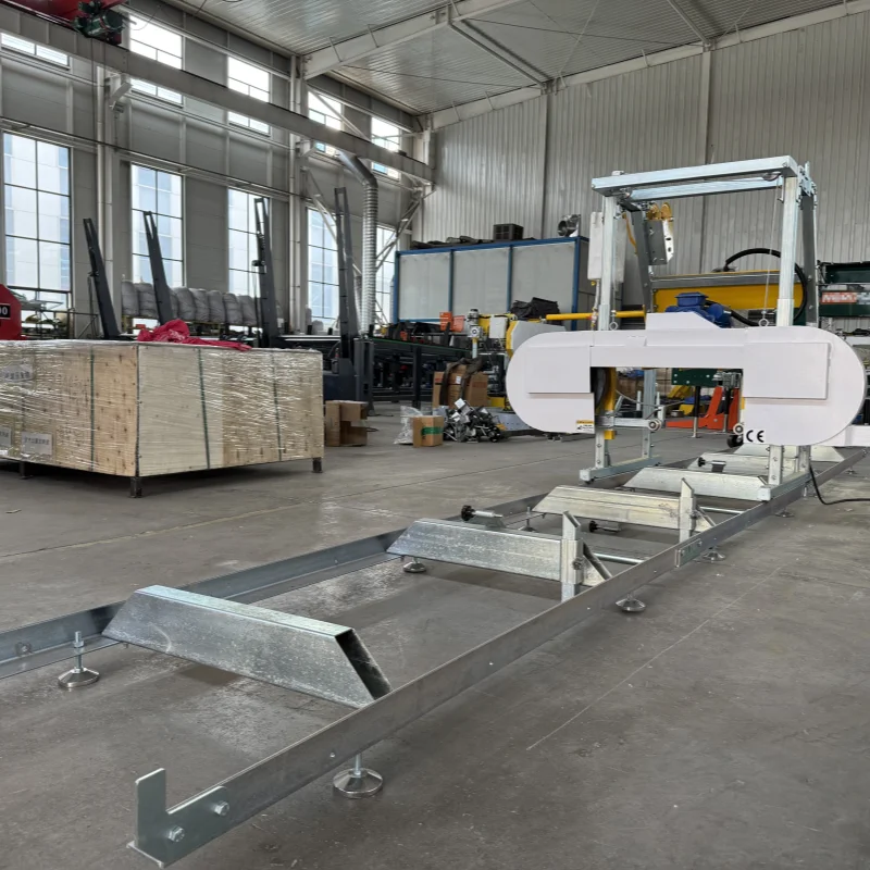 High Quality  Hydraulic Diesel Log Splitter Heavy Duty Portable Sawmill for Woodworkers Components-High-Efficiency Motor