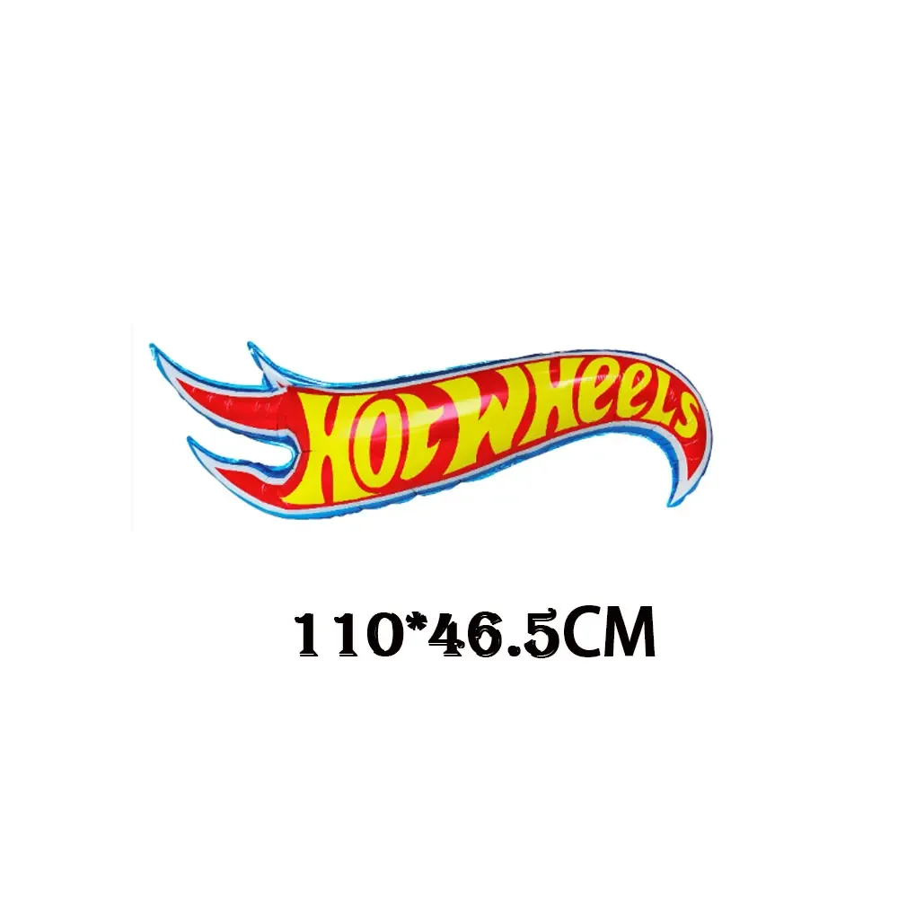 1 Set Hot Wheels Verjaardagsballonnen Verjaardagsdecoratie 32 inch Rode Cijferballonnen Set Flamme Cars Ballonnen voor Jongens Meisjes Cadeau