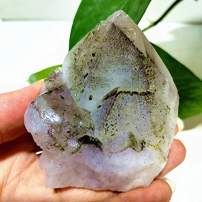 الأحجار الطبيعية سوبر سبعة حديقة إيبيدوت بلورات المعدنية التأمل السحر الروحي شفاء شقرا غرفة الديكور