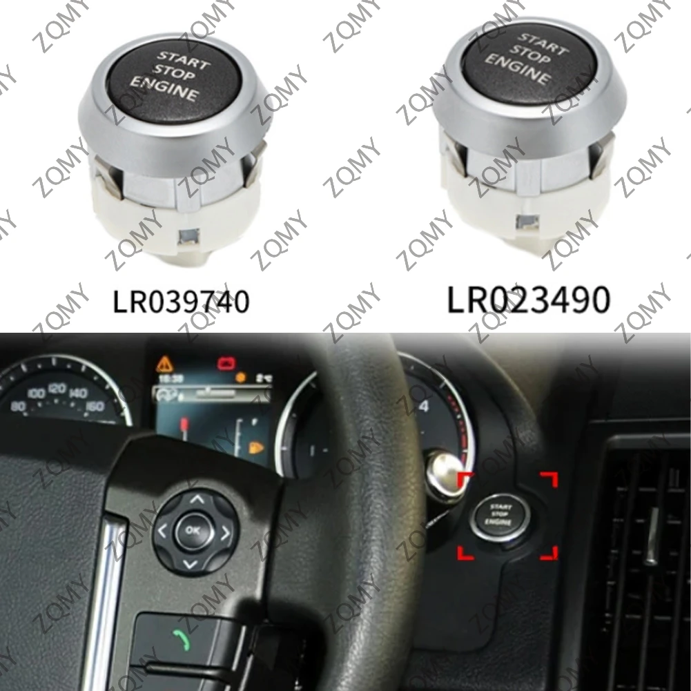 1x  Auto Engine Start Stop Ignition Switch Push Button LR023490 08-12 LR039740 13-15 For Land Rover Freelander 2 Car Accessories