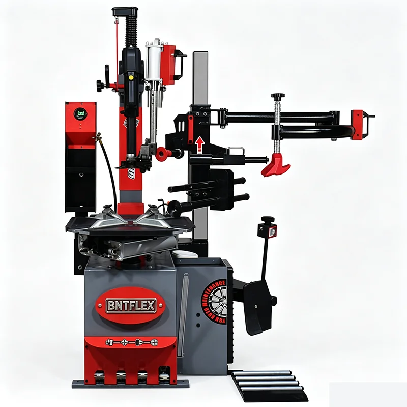 Automatic Tilting‑Back Car Tire Changer Bead Breaker, With Helper Arm & Mount‑Demount Head, Model Y‑913