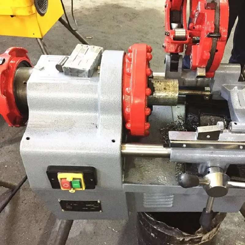 2 بوصة الثقيلة أنابيب الطاقة الكهربائية عراف NPT BSPT ماكينة لولبة الأنابيب الأوتوماتيكية 1/2-2" #3