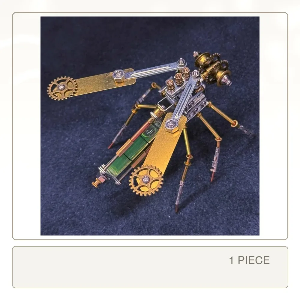DIY Mechanical Flying Insects/ Wasps/ Bee/ Hornet 3D Metal Model Insects DIY Assemble Assembly Kit Cyberpunk Insects Toy