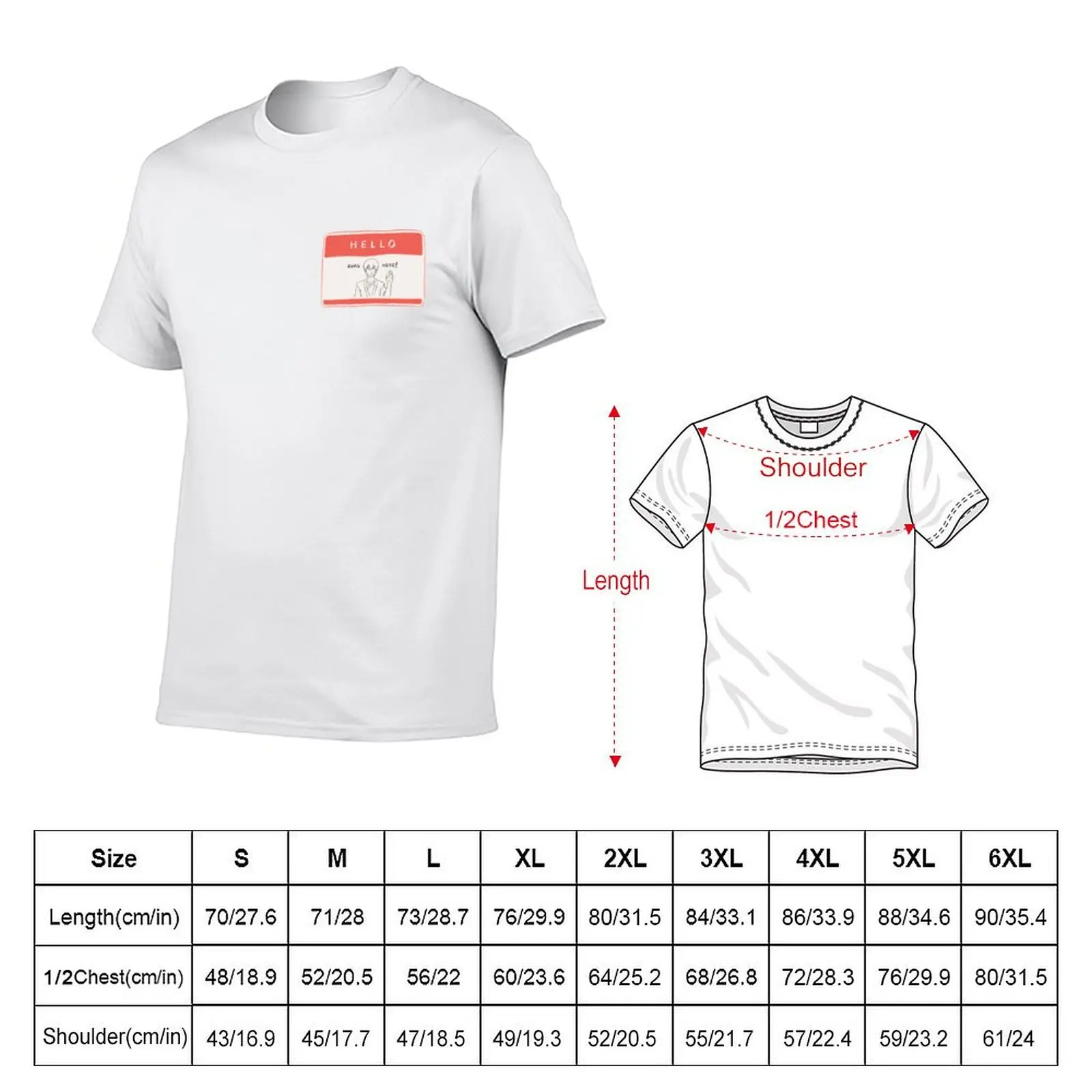 Hello Zuko Here Name Tag T-Shirt valentines boutique clothes vintage clothes mens designer clothes