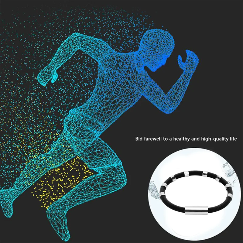 Anti-Static Silicone Bracelet Universal Magnetic Sports Wristband For Women Men Wrist Strap To Remove The Body Static