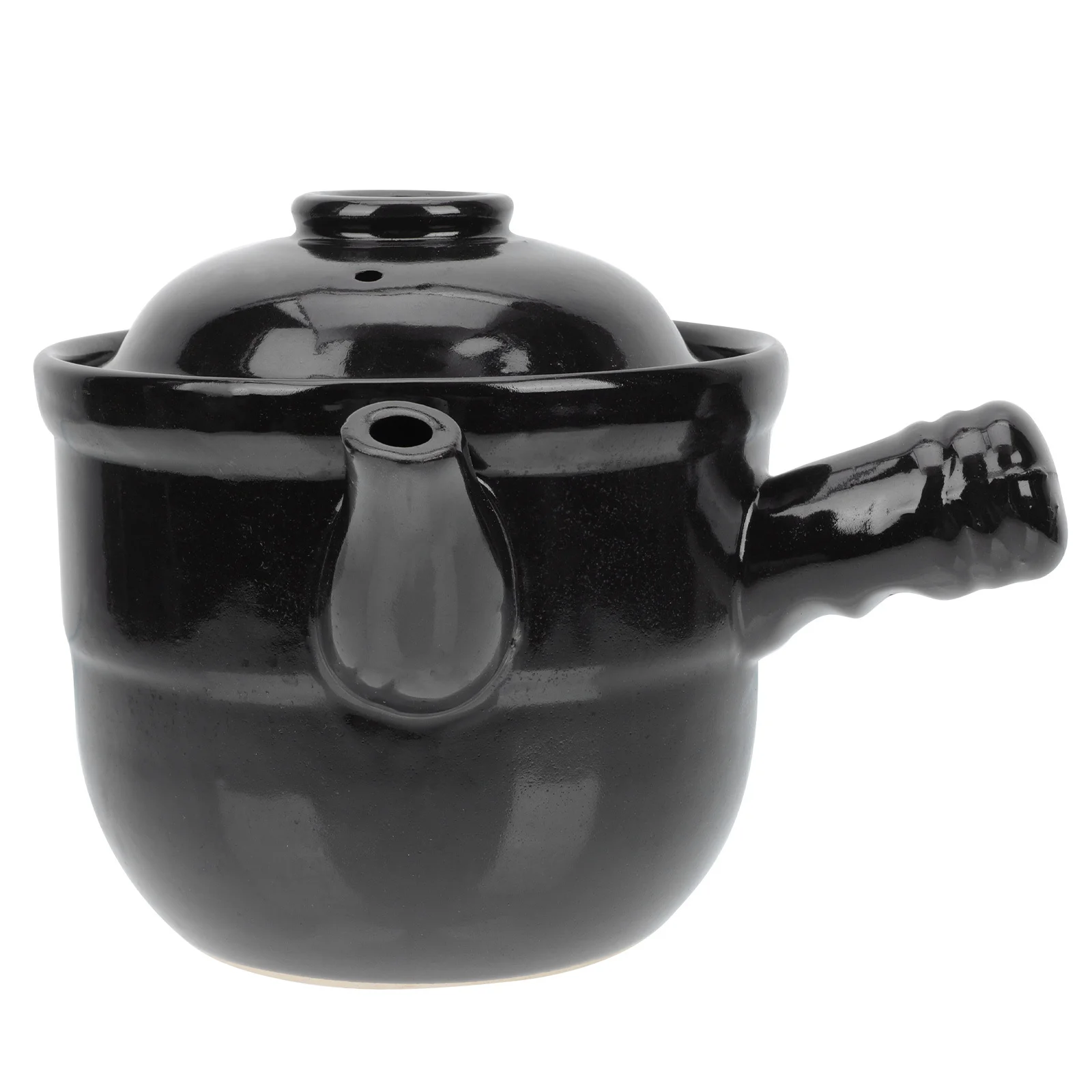 

Chinese Medicine Pot Ceramic Casserole Skillet Heat Resistant Retro Handle Antiscalding Multiuse Stew Soup Tea Cooking Utensil