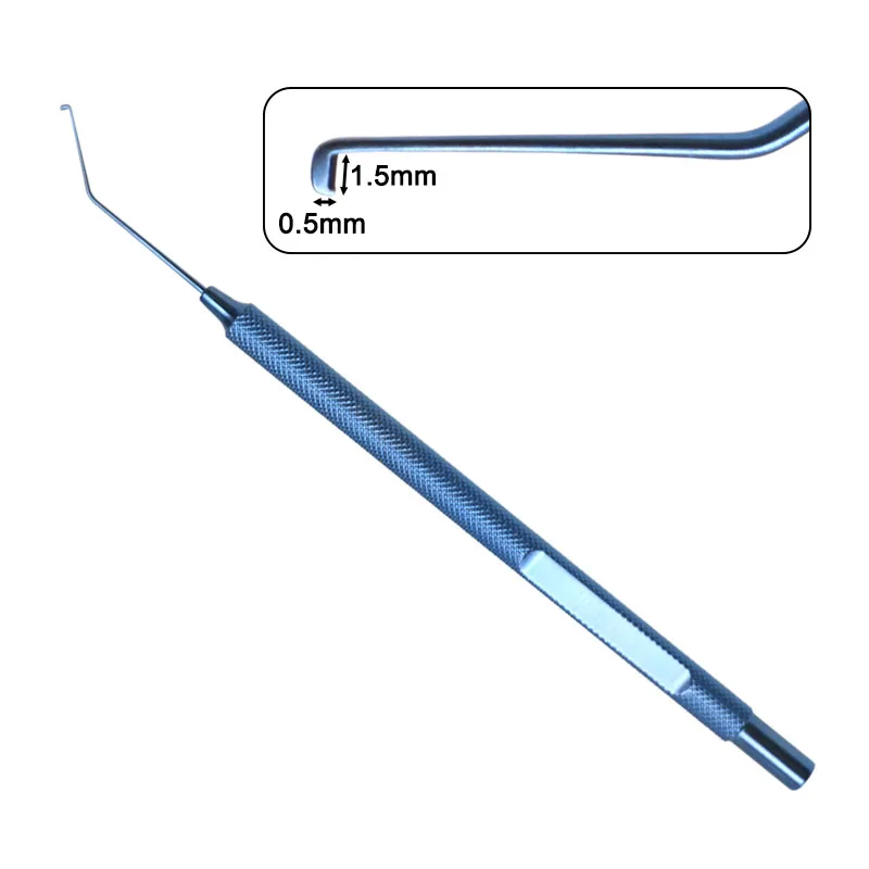 117mm Long Hack Core Knife High Quality Splitter Hook Nucleus Splitting Knife Ophthalmic Instrument Eyelid Tools