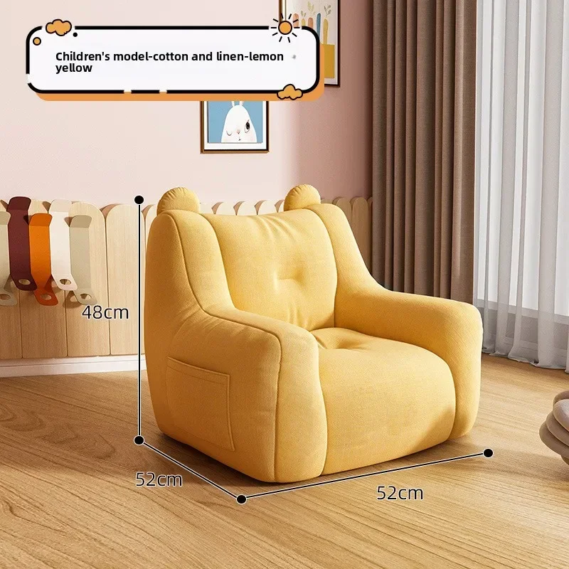 Exquisite Multi-functional Adult sofa lazy sofa chair reading book corner small sofa chair bedroom cartoon lazy seat