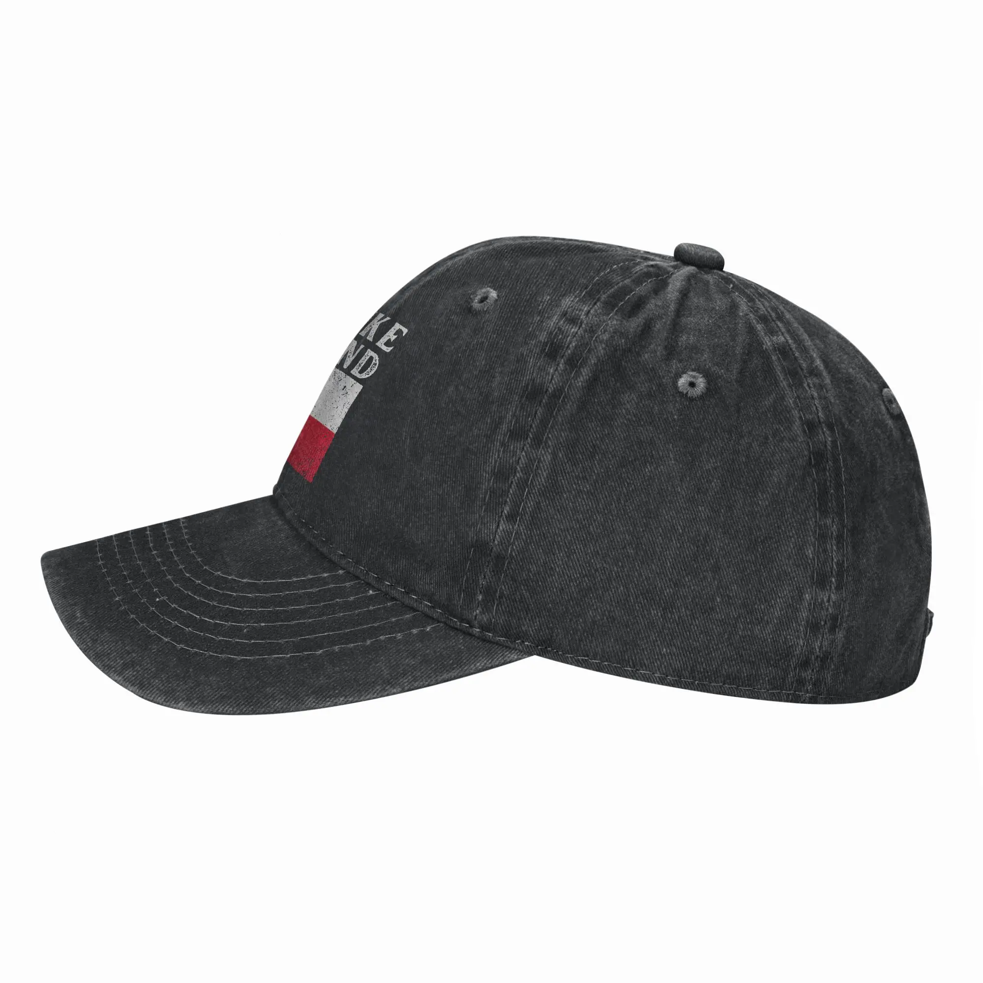 Be Like Poland Polish Pride Baseball Cap Distressed Denim Washed  Sun Cap Unisex Style Outdoor Activities Adjustable Fit Hat