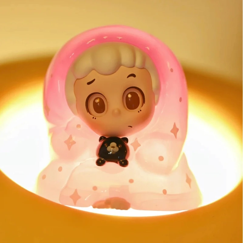 กล่องสุ่มฟิกเกอร์ไวนิลขนาดเล็ก ซีรีส์แฟนซีอัพ พินี่ สลีปโอเวอร์ รุ่น Q-Version ของเล่นน่ารักทันสมัย ตกแต่งโต๊ะทำงาน ของขวัญเซอร์ไพรส์ กล่องปริศนา