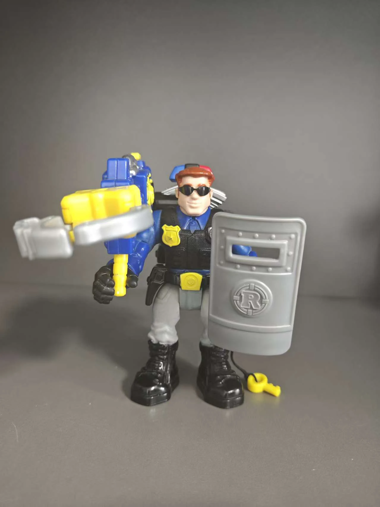 Rescue Heroes Captain Cuffs Action Figure Police Officer 2010 Vintage  Toys for Kids Gift