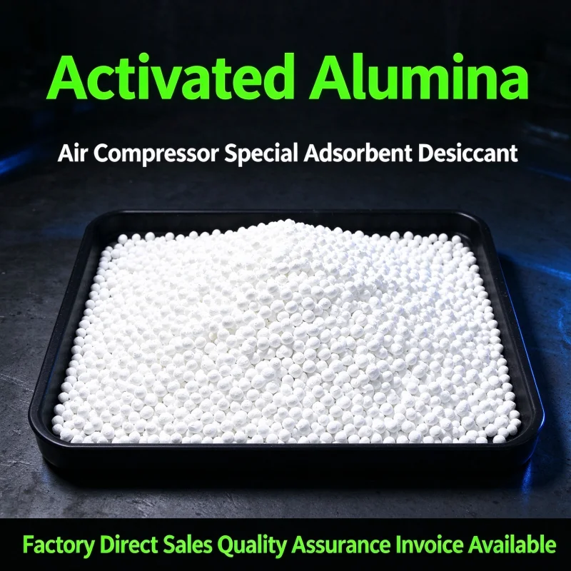 High-Strength Activated Alumina Balls 3-5mm Drying Agent Desiccant Adsorbent for Air Compressor Specific