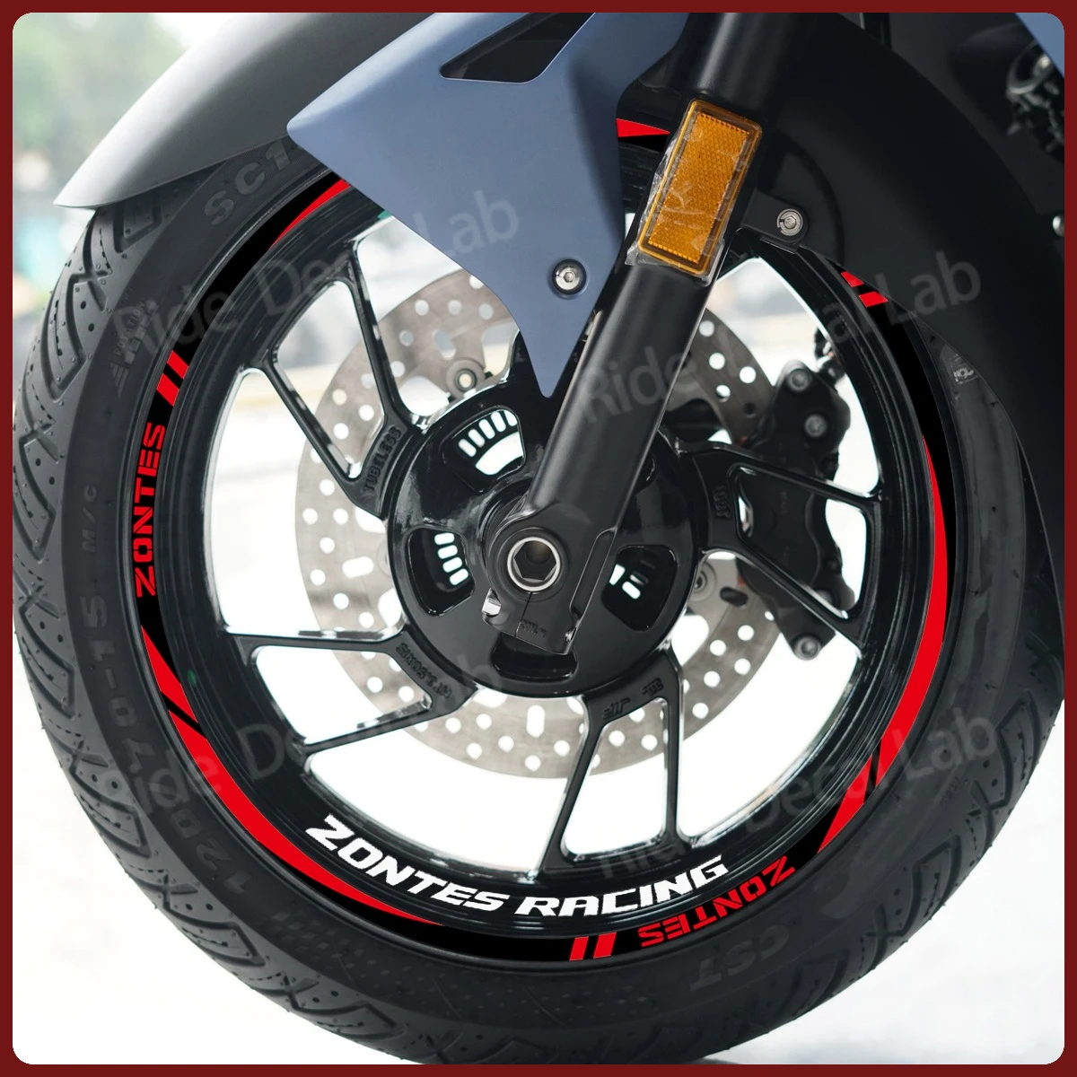 Motorcycle Wheel/Rim Stickers Compatible with ZONTES 350M 350D 368D 368M 368E 310M Motorcycle Accessories and Modifications
