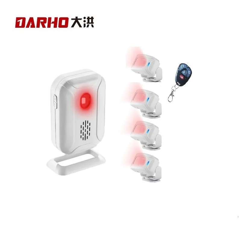 Darho Shop Store Home Security Welcome Chime Doorbell Wireless Infrared PIR Motion Sensor Detector Alarm Bell Entry Alert Sensor