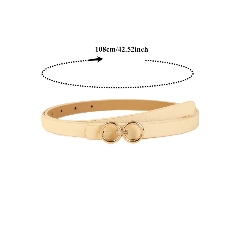 Delicate and Minimalist Women's Slim Belts  Stylish and Versatile Decorative Belts Dress Belts and Waist Accessories