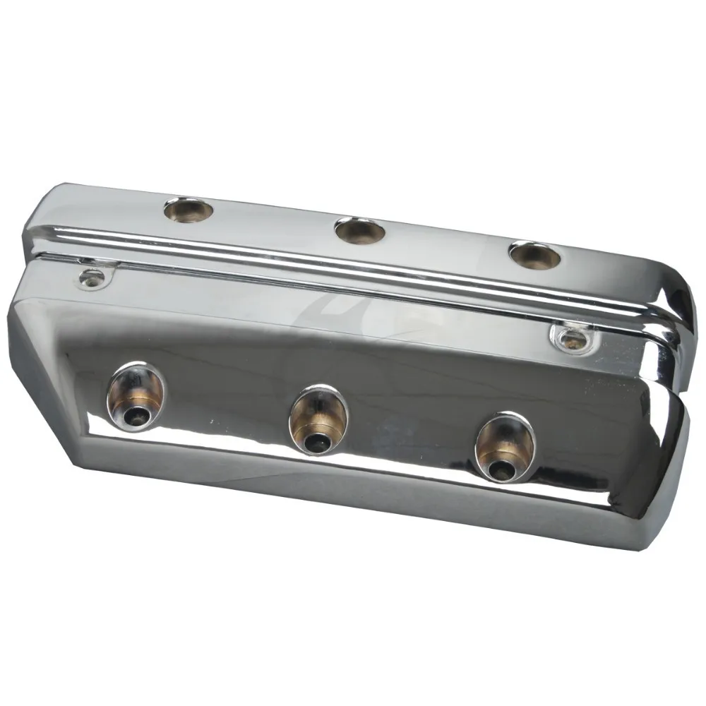 XF-2695-LR Left &Right Chrome Cylinder Head Valve Cover Fit For Honda Goldwing GL1800 01-13