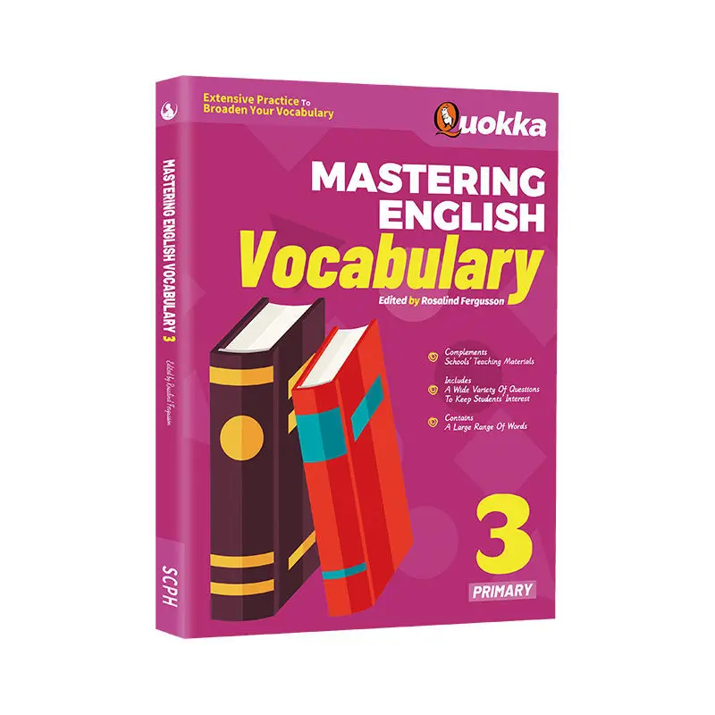 

1 Book Original English Textbook for Singapore Primary School English Vocabulary Exercise Book for Grade 3 Students' Book