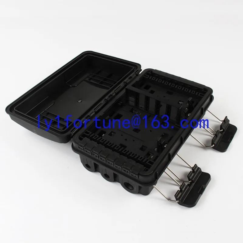 FDB fiber optic splitter box 16-core fiber optic cable splitter  plc beacon connector  black distribution box