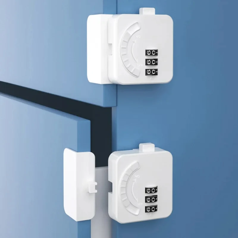 

Детский безопасный замок с паролем, материал ABS, многофункциональный ящик для холодильника, дверной шкафчик