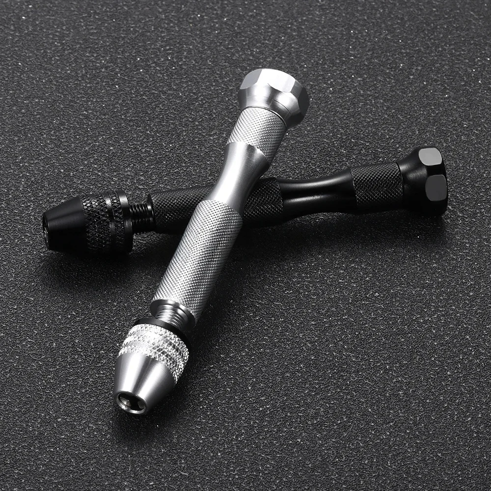 Drehbarer Schraubendreher mit Aluminiumlegierungs-Spindel, Handbohrfutter, Werkzeug für die Reparatur von Uhren, Uhrenmacherwerkzeug, Schmuckstanzwerkzeug, Handwerkzeuge – Detail 3