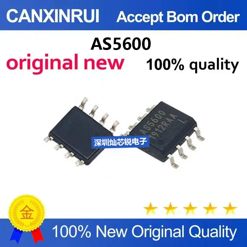 (5-100pieces)Brand New Original AS5600 AS5600-ASOM SMD SOP8 AMS Magnetic Encoder IC
