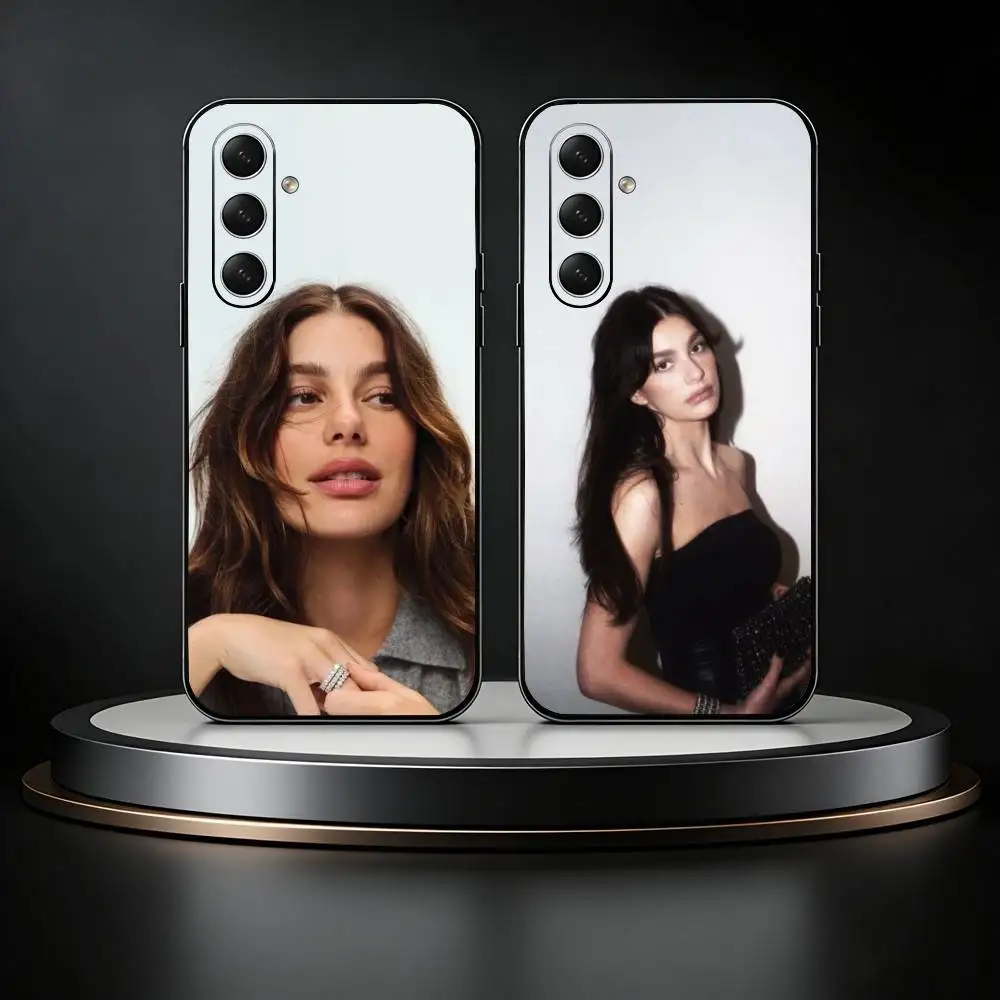 C-Camila Morrone Phone Case For Samsung Galaxy A73,A21s,A22,A31,A52,A53,A71,A41Soft Black Shell