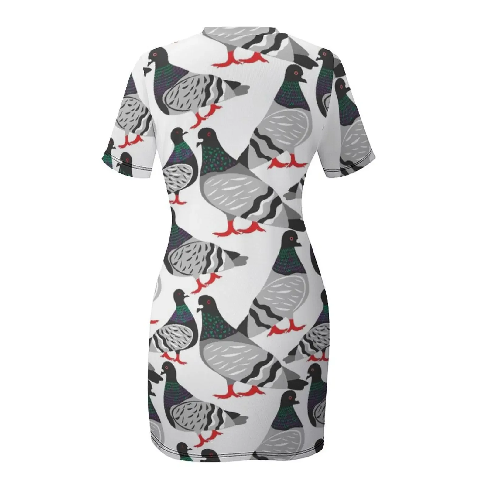 Pigeon Power Short-Sleeved Dress women's summer dresses 2025 Party dresses for women dress women elegant luxury clothes Dress