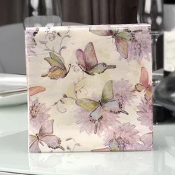 20Pcs/Bag Napkins Paper Butterfly Decoupage Napkin Paper Tissue for Xmas Wedding Decor Party Table Supplies