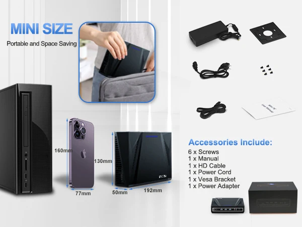 Next-Gen mini PC with Core i7,4k Support cheap   M1-i7-9850H  DDR4 for business for office for game