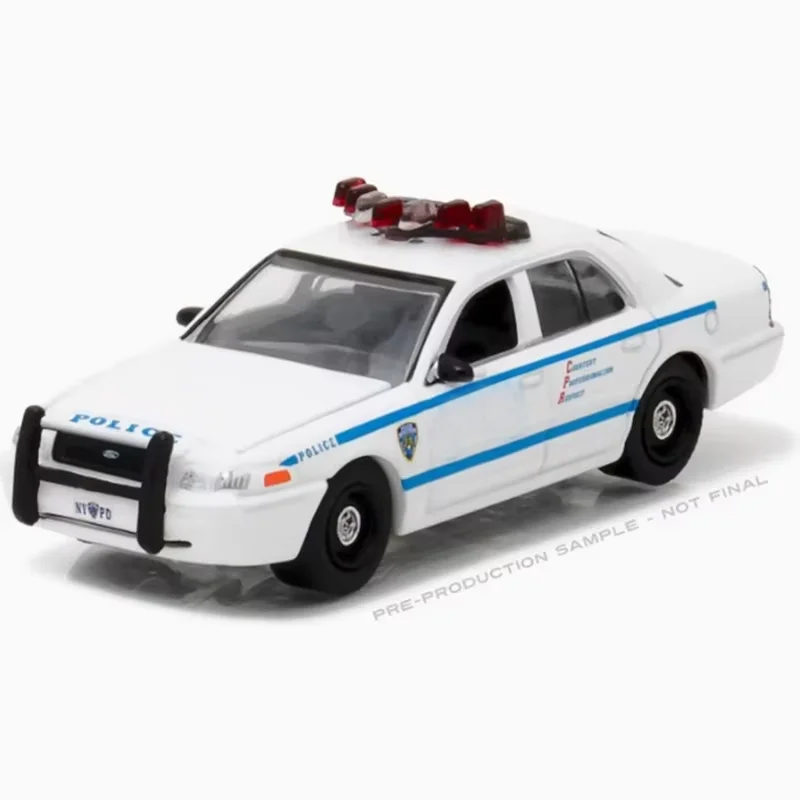 

Greenlight масштаб 1:64 2011, Ford Crown Victoria Police INTERCEPTOR, модель автомобиля из сплава, классический сувенир для взрослых, подарок, статический дисплей