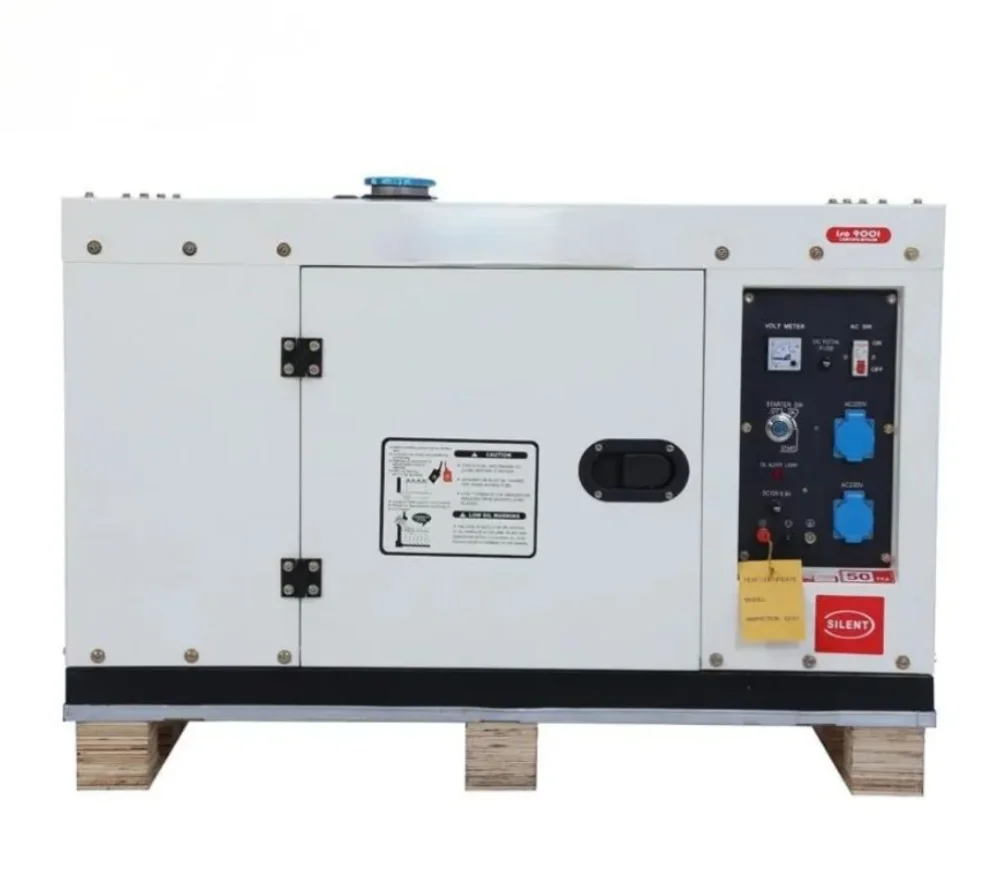 YHS 10kw Portable Silent Type Marine Diesel Generator Air Cooling Electric Start 3600 RPM Small Boat Backup 220V/380V 50/60Hz