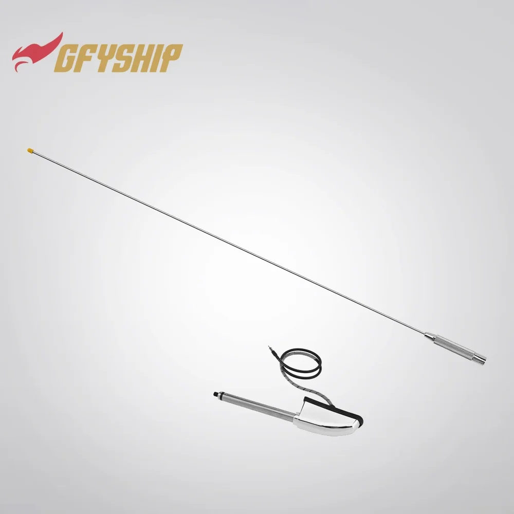 Motorcycle Chrome  Antenna Audio Comfort Navi Assembly For Honda Goldwing GL1500 GL1800 2001 2002 2003 2004 2005 2006‑2017