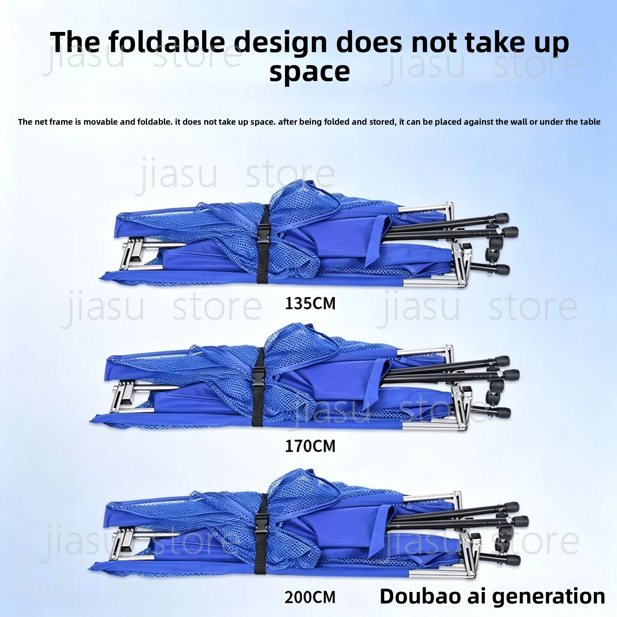 Movable Portable Table Tennis Net, Floor-standing Multi-ball Collection Net, Small Size Ping Pong Ball Picker Net