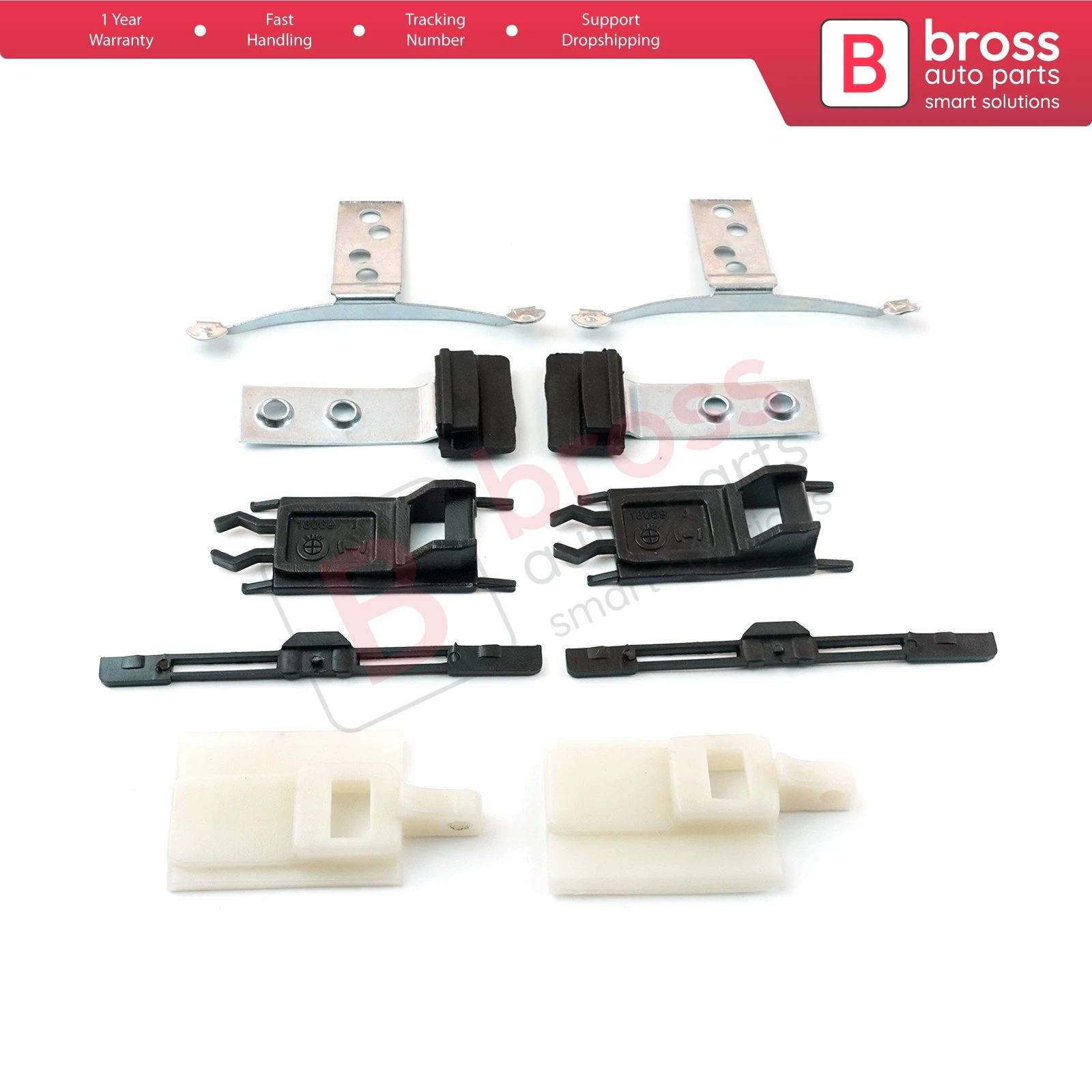 Bross ricambi Auto BSR512 10 parti Set tetto apribile riparazione per BMW E46: 54138246027 1998-2004 spedizione veloce nave dalla turchia