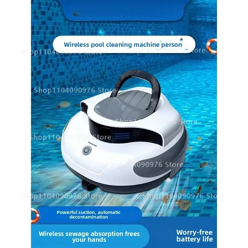 Swimming Pool Vacuum Cleaner Long-Lasting Vacuum Cleaner Cordless Cleaner Smart Pool Robot