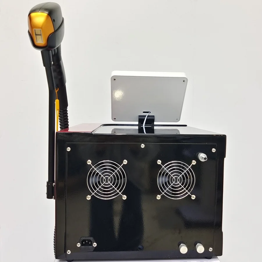 Red Black Portable Desktop Ice Cryo Hair Smoothing Machine Touch Screen FAC Optical 4 Spectrum Full Body Bikini Leg Skin Care