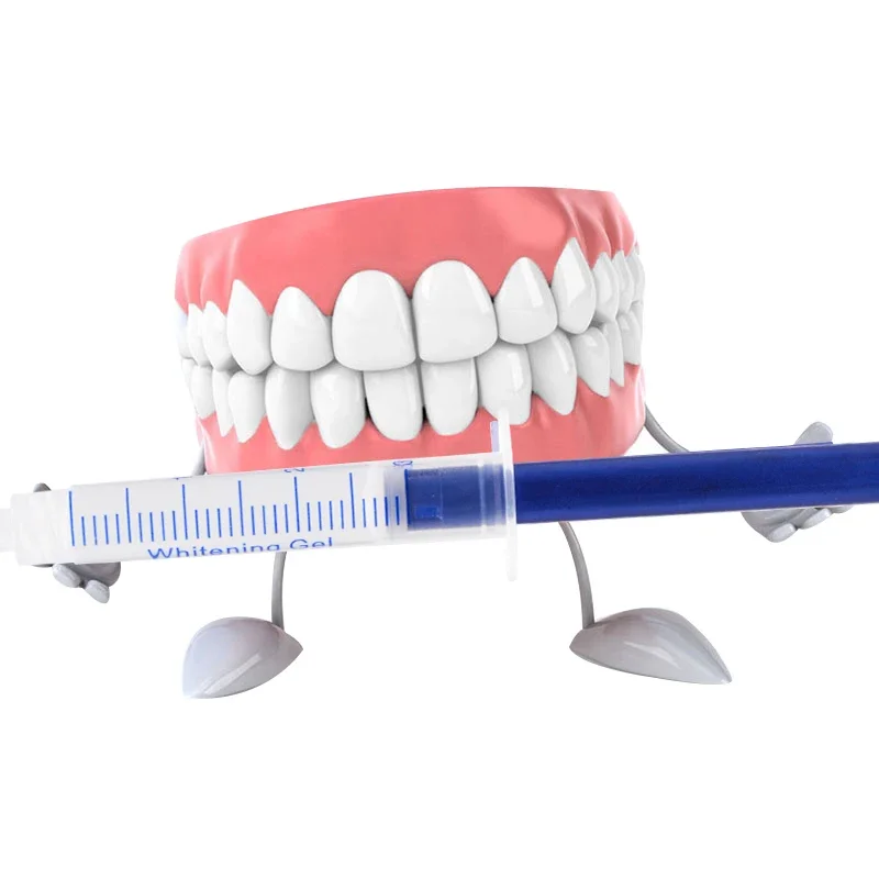 20 unids/lote geles para blanquear los dientes 44% peróxido sistema de blanqueamiento Dental Kit de Gel Oral blanqueador de dientes Gel para dientes blancos herramientas dentales