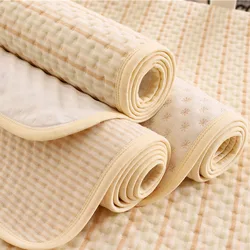 Algodão lavável e reutilizável Almofada de mudança, impermeável cama folha colchão, dupla face uso, bebê fralda Mat, Cover Table, tamanho grande