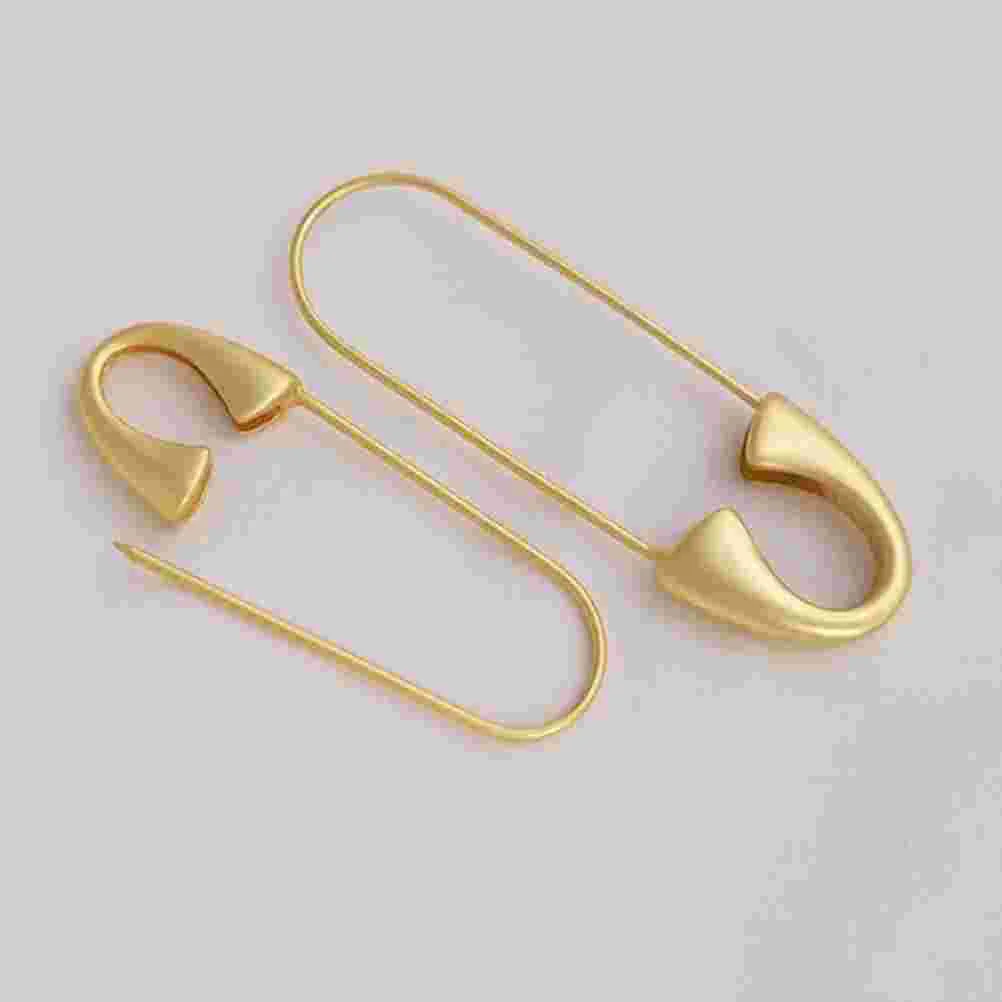 5 Pcs Gold Pin Clothing Fixing DIY Brooch Safety Heavy Duty Fixed Backpack Bride