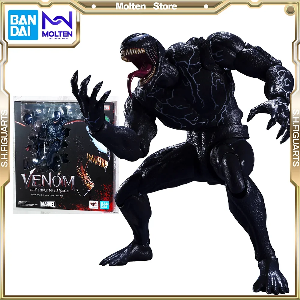 

BANDAI Original S.H.Figuarts Marvel Venom (Venom: Let There Be Carnage) Anime Action Figure Model Kit