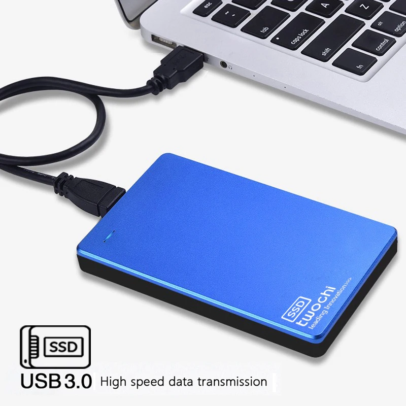 512GB 480GB 240GB 120GB TWOCHI''USB 3.0 SSD External High Speed Solid State Drive Hard Disk  PC, Mac, Xbox, PS4, PS5,TV