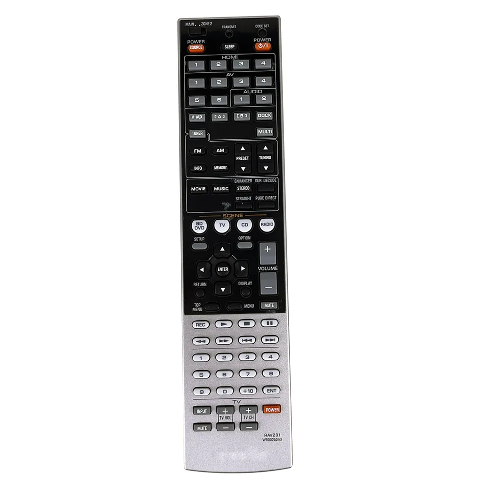 New Genuine Original RAV291 WR00250 EX FIT For Yamaha TV AV Receiver Remote control HTR-6250