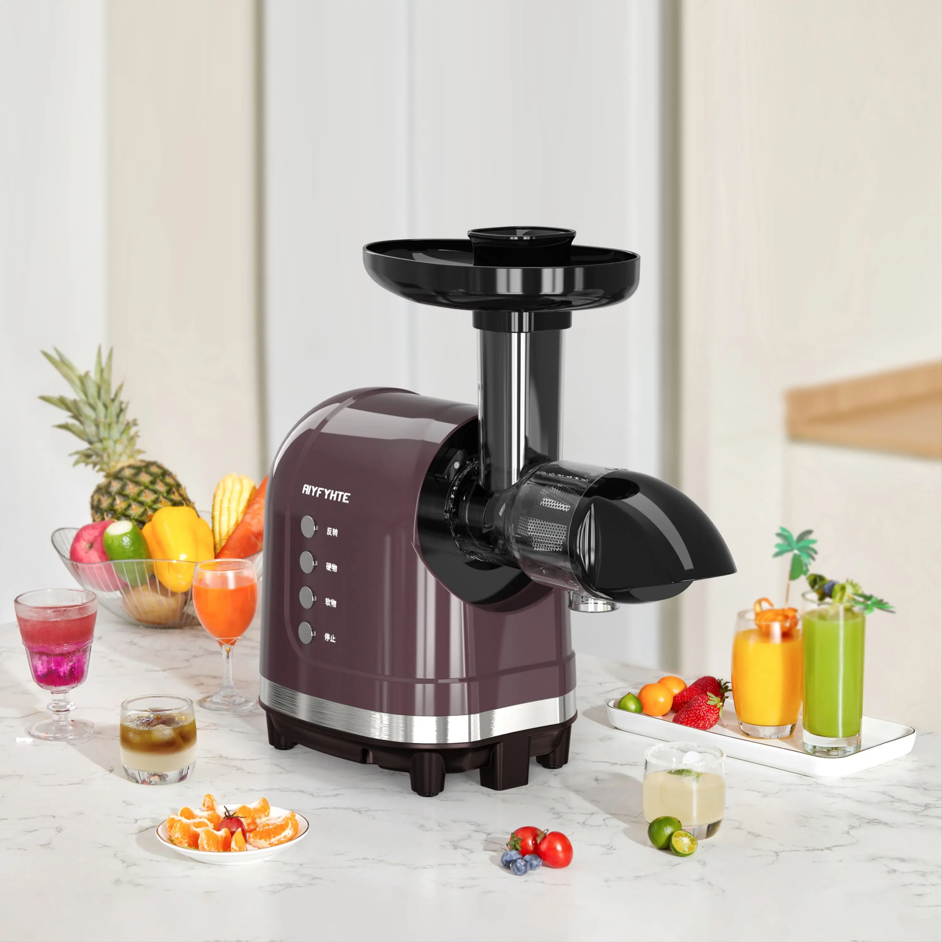 Hot Selling Multi-function Electrical Slow Juicer and Vegetable Cutter Slicer Kitchen Appliance Citrus Juice Machines Extractor