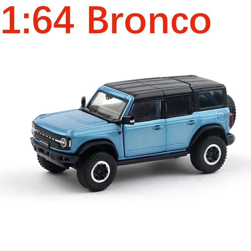 

Литая под давлением оригинальная модель из сплава Bronco в масштабе 1:64, имитация классического украшения, хобби, сувениры, коллекция подарков, статический дисплей