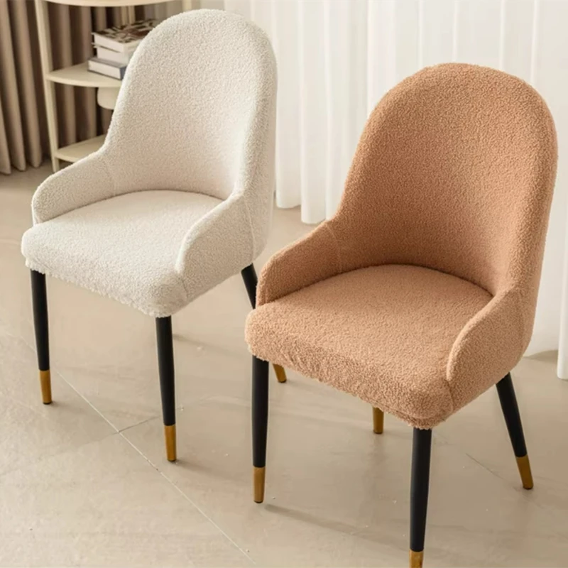 1PC Plush-Feel Chair Cover Thickened Cat-Scratch Resistant With Armrests Dining Chair Cover New Universal Stool Cover Seat Cover